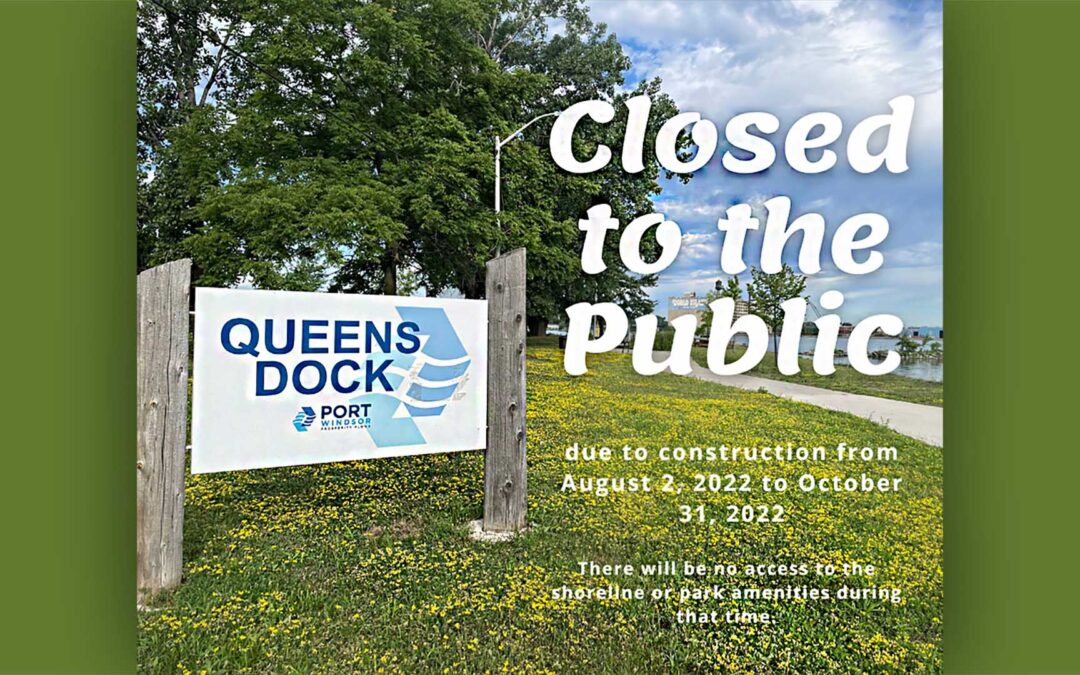 Queens Dock Community Space Temporary Closure Announcement